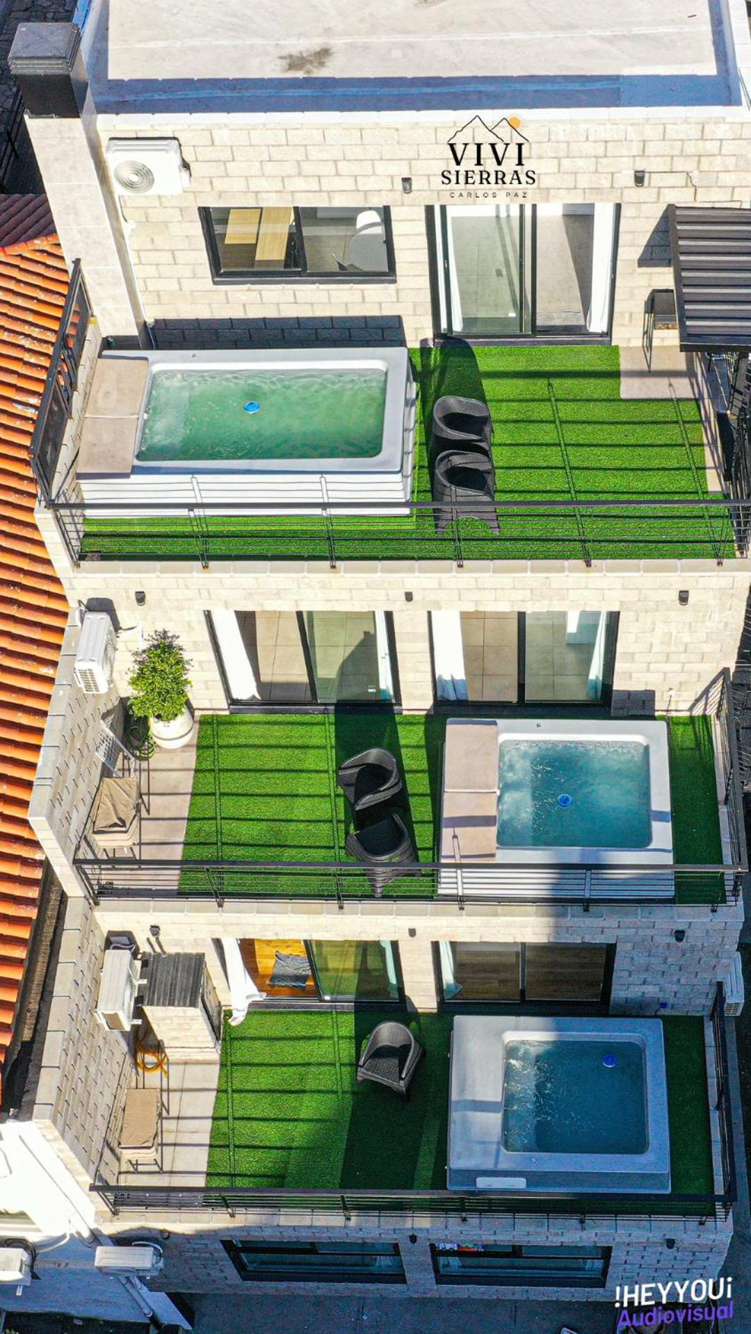 Vivisierras, Piso 3 Frente Al Lago, Centro Carlos Paz, 2 Dormitorios, 2 Banos, Pileta Privada, Premium